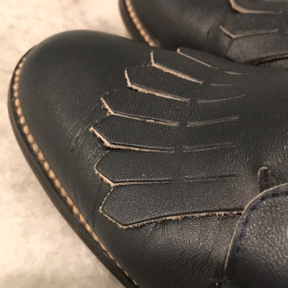 Justin Roper Boots Womens 5.5 B Blue Gray Western Diamond Cowgirl Rodeo Lace Up - Picture 8 of 9